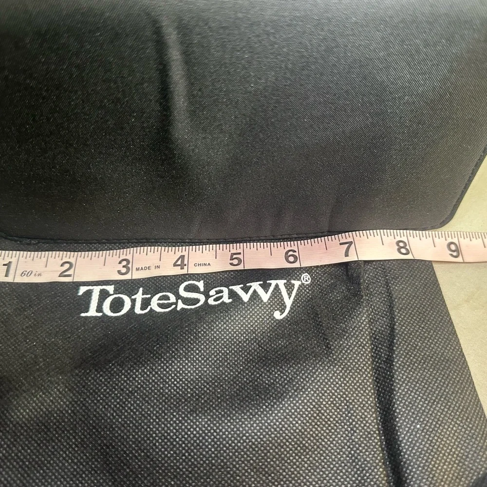 NEW ToteSavvy Black Baby Change Kit Organizer - Compact On-the-Go Diaper Pouch